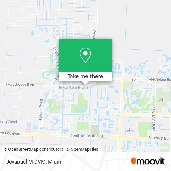 Jeyapaul M DVM map