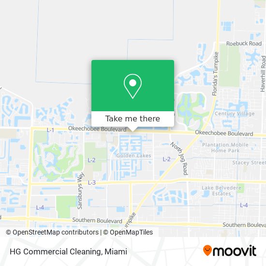 HG Commercial Cleaning map