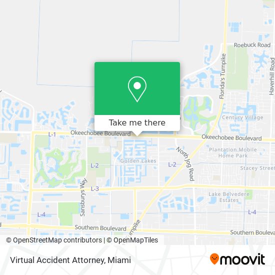Virtual Accident Attorney map