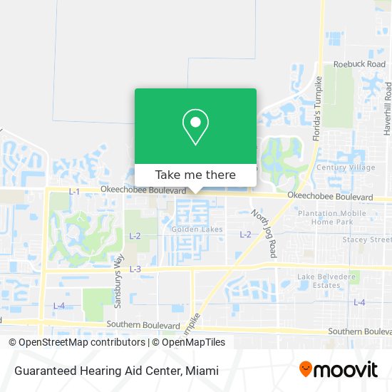 Guaranteed Hearing Aid Center map