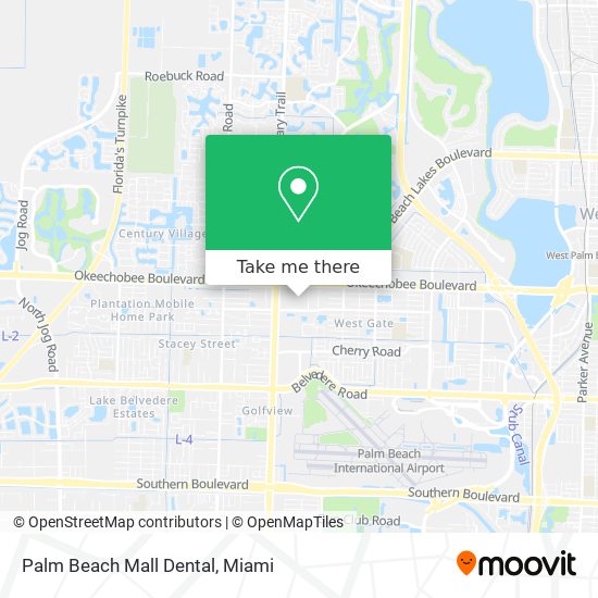 Mapa de Palm Beach Mall Dental