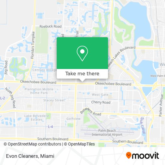 Evon Cleaners map