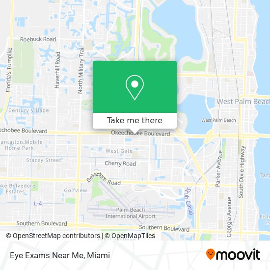 Eye Exams Near Me map