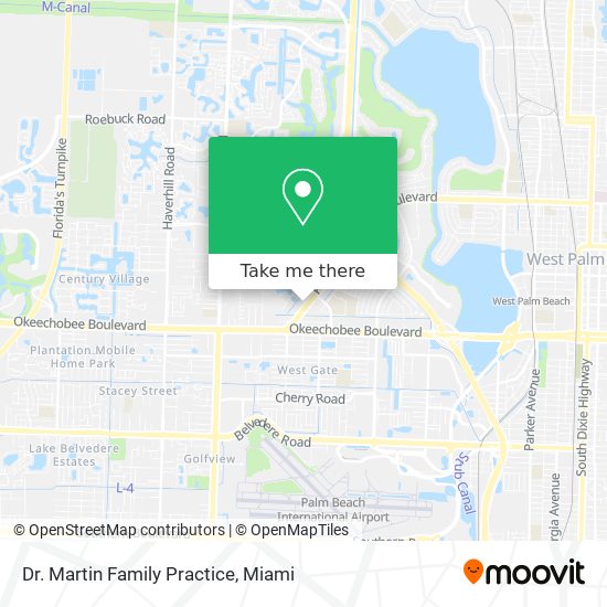 Dr. Martin Family Practice map