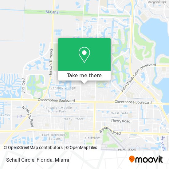 Mapa de Schall Circle, Florida