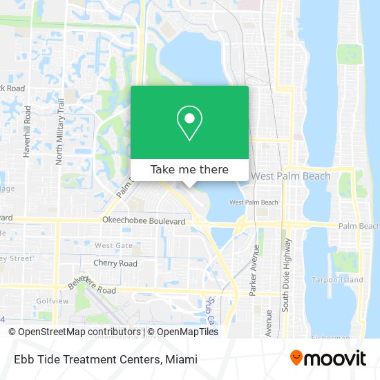 Ebb Tide Treatment Centers map