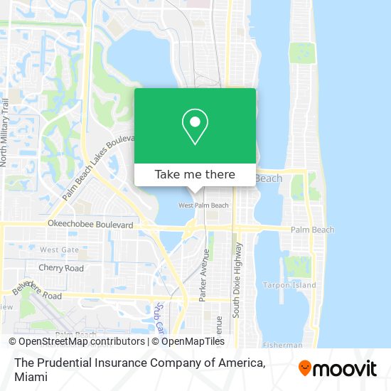 Mapa de The Prudential Insurance Company of America