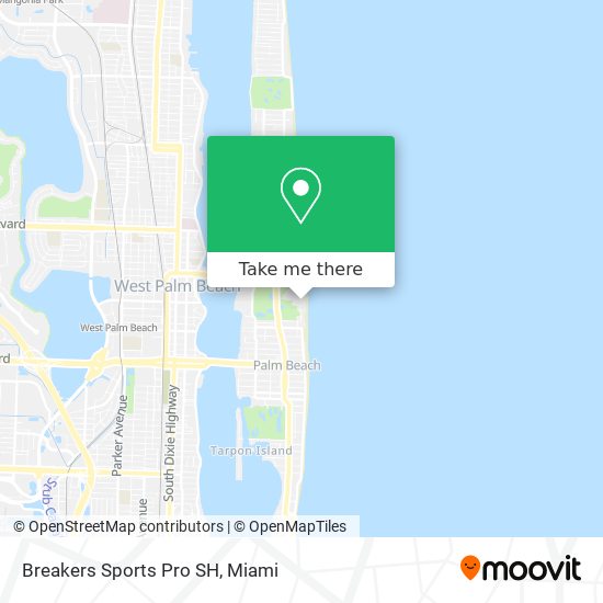 Breakers Sports Pro SH map