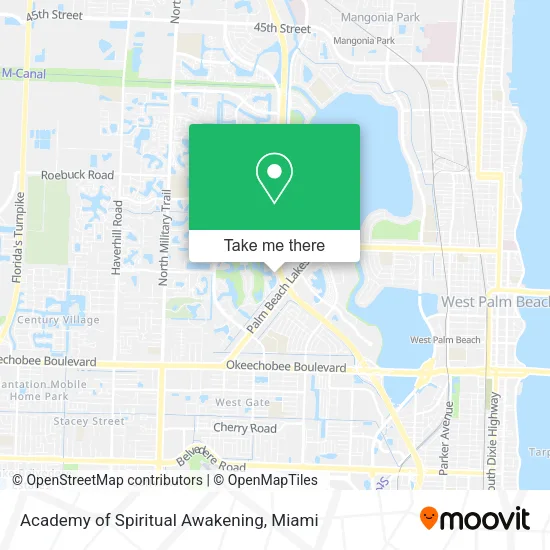 Academy of Spiritual Awakening map