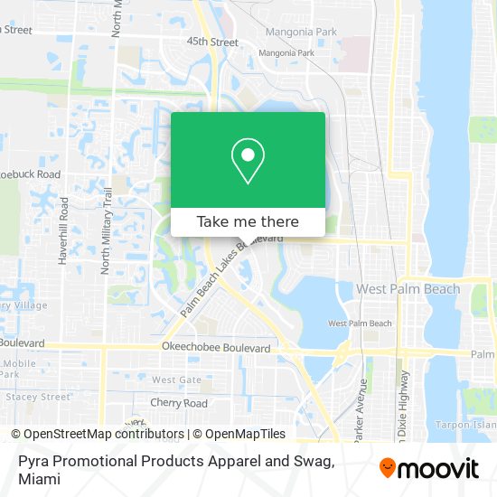 Mapa de Pyra Promotional Products Apparel and Swag