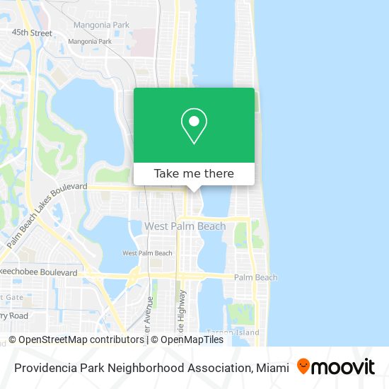 Providencia Park Neighborhood Association map