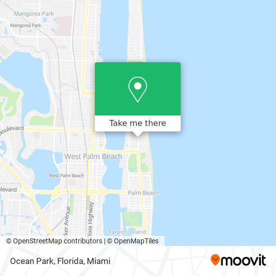 Ocean Park, Florida map