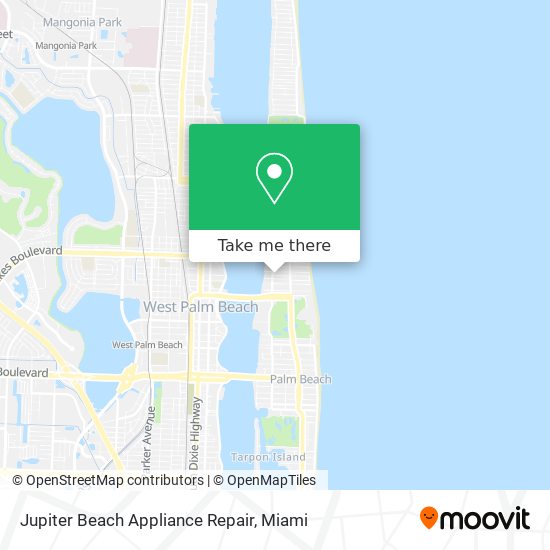 Jupiter Beach Appliance Repair map