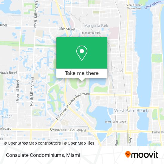 Consulate Condominiums map