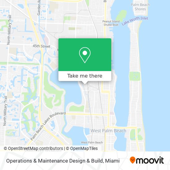 Operations & Maintenance Design & Build map