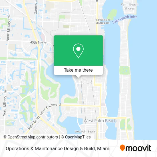 Operations & Maintenance Design & Build map