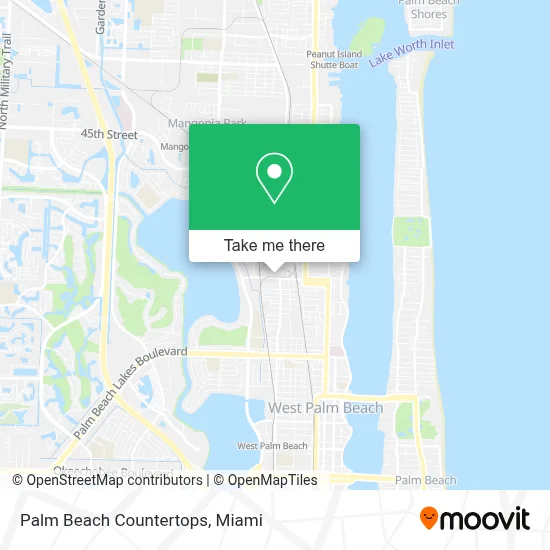 Palm Beach Countertops map