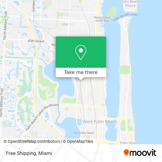 Free Shipping map