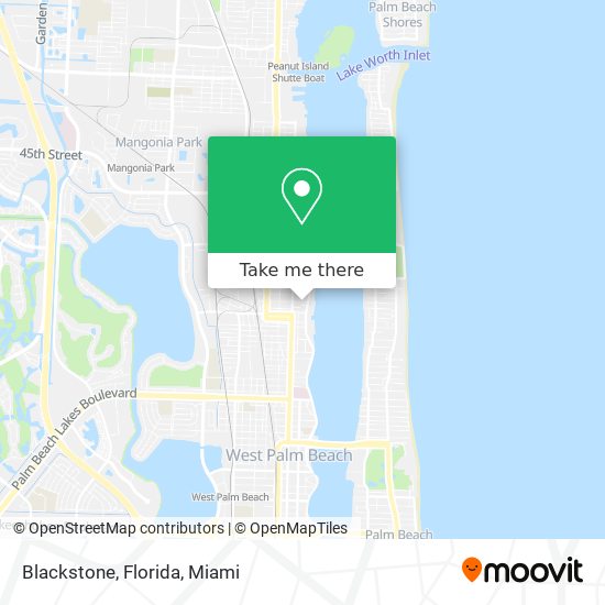 Blackstone, Florida map