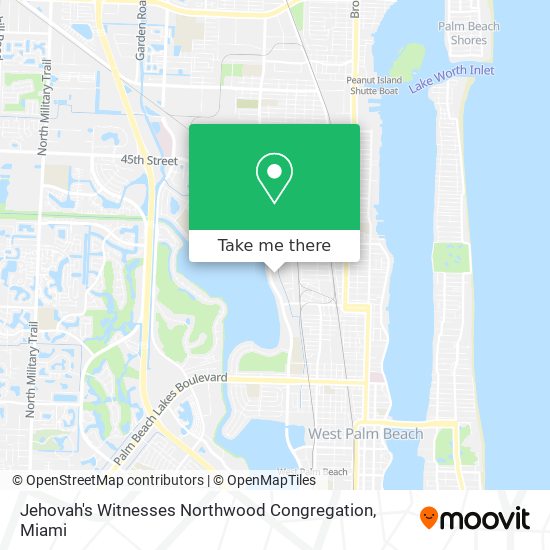 Jehovah's Witnesses Northwood Congregation map