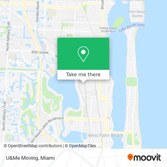 U&Me Moving map