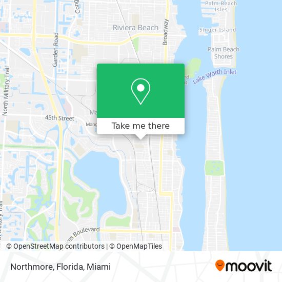 Northmore, Florida map