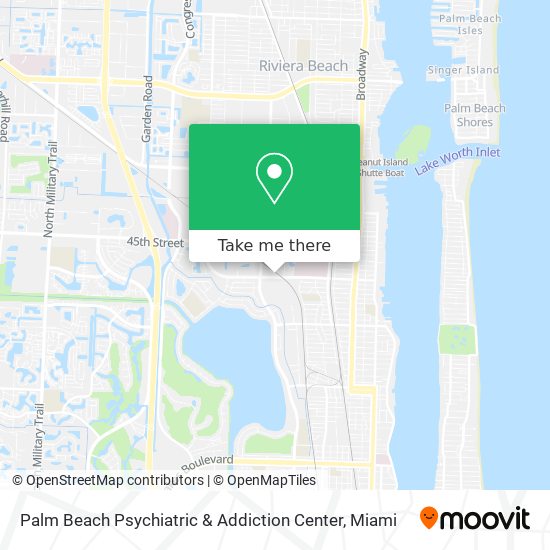 Mapa de Palm Beach Psychiatric & Addiction Center