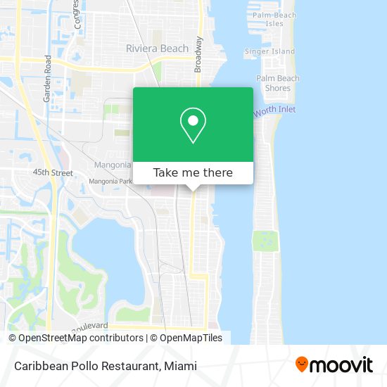 Caribbean Pollo Restaurant map