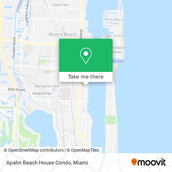 Apalm Beach House Condo map