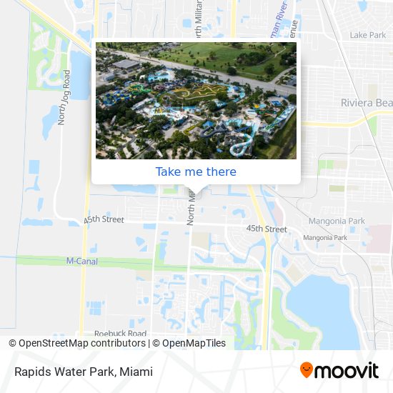 Mapa de Rapids Water Park