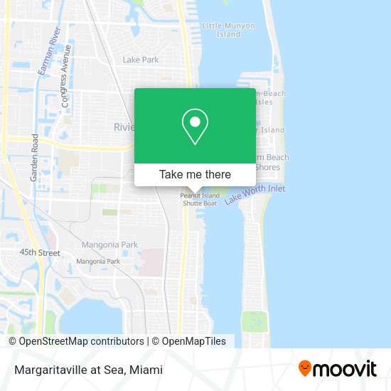 How to get to Margaritaville at Sea in Riviera Beach by bus?