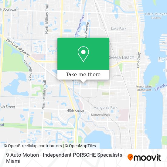 9 Auto Motion - Independent PORSCHE Specialists map