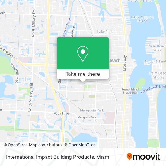 International Impact Building Products map