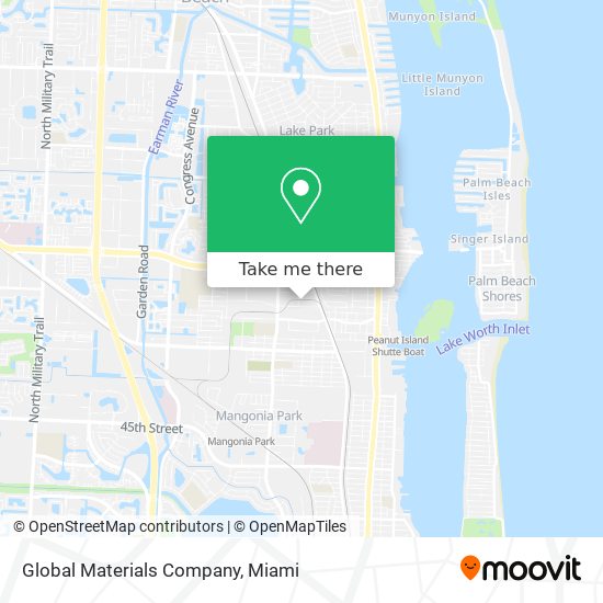 Global Materials Company map