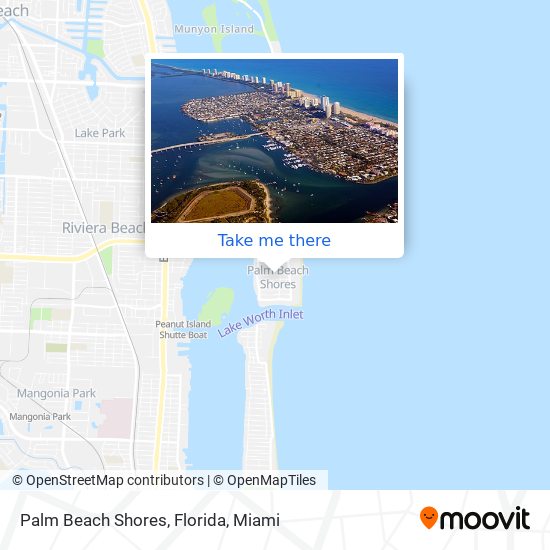 Mapa de Palm Beach Shores, Florida