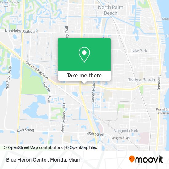Blue Heron Center, Florida map