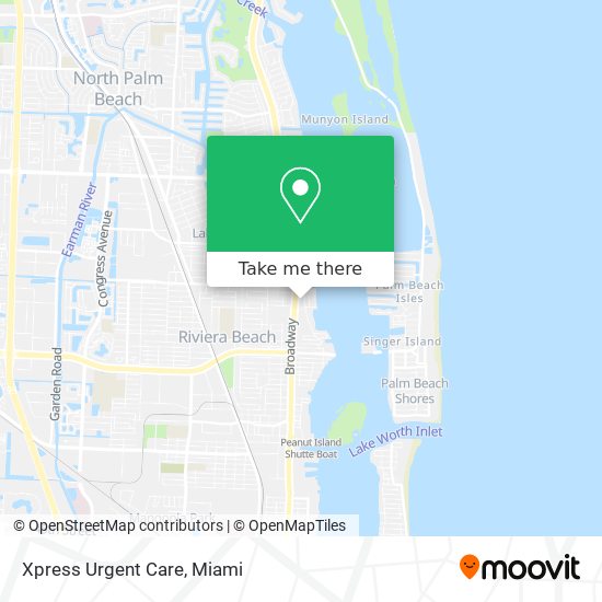 Xpress Urgent Care map