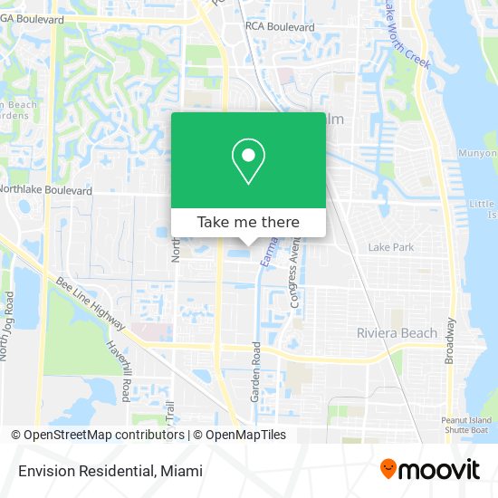 Envision Residential map