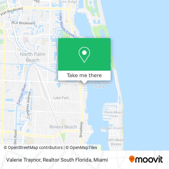 Valerie Traynor, Realtor South Florida map