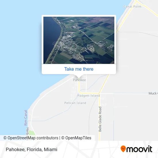 Pahokee, Florida map