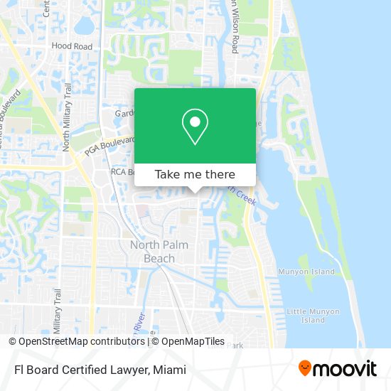 Fl Board Certified Lawyer map