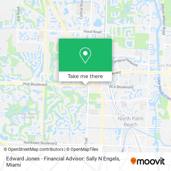 Mapa de Edward Jones - Financial Advisor: Sally N Engels