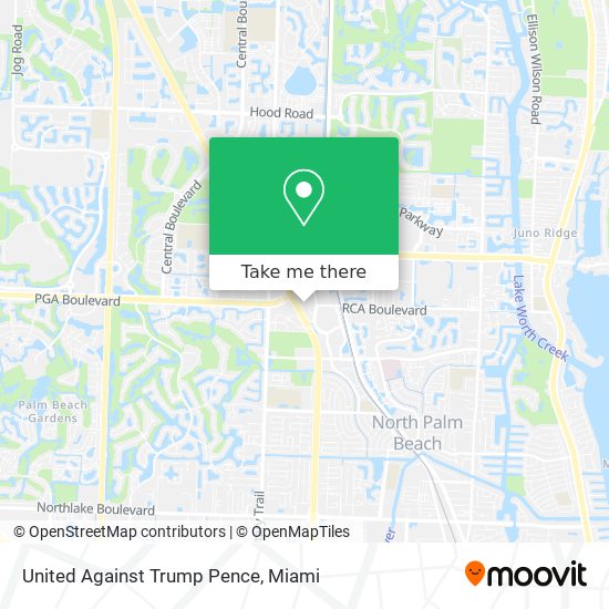 United Against Trump Pence map
