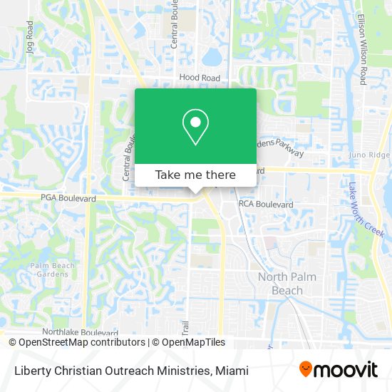 Mapa de Liberty Christian Outreach Ministries