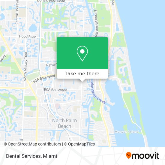 Dental Services map