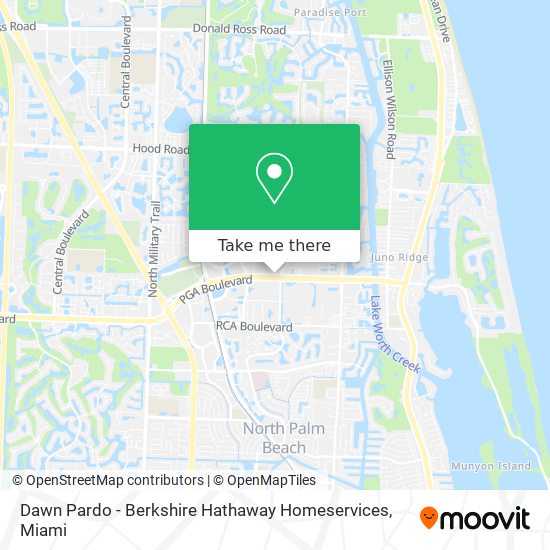 Mapa de Dawn Pardo - Berkshire Hathaway Homeservices