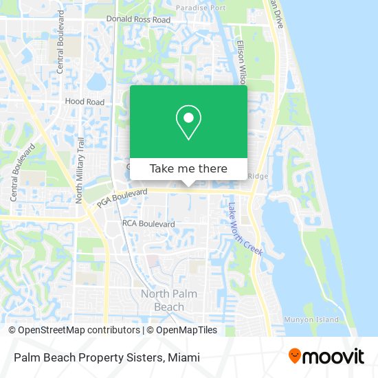 Mapa de Palm Beach Property Sisters