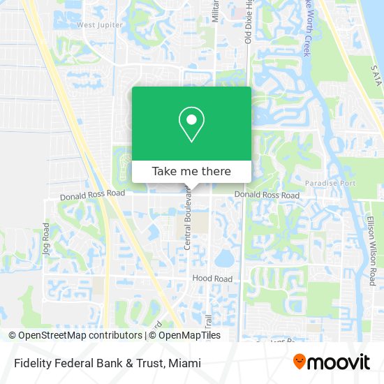 Mapa de Fidelity Federal Bank & Trust