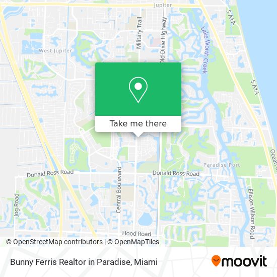 Bunny Ferris Realtor in Paradise map