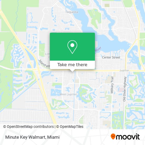 Mapa de Minute Key Walmart